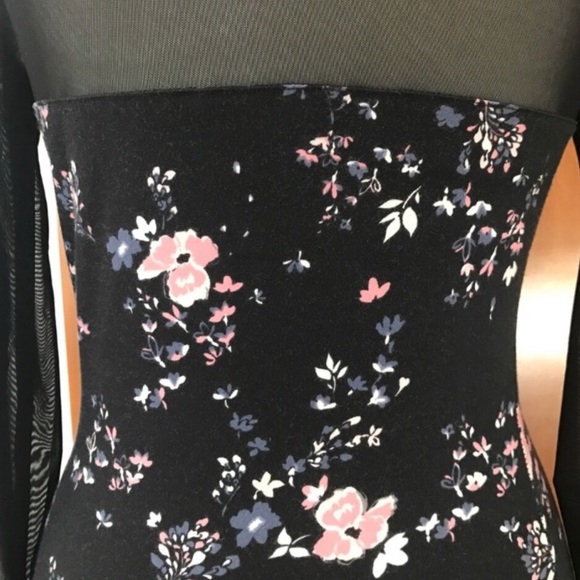 Floral Long Sleeve Mini Dress - Picture 4 of 5